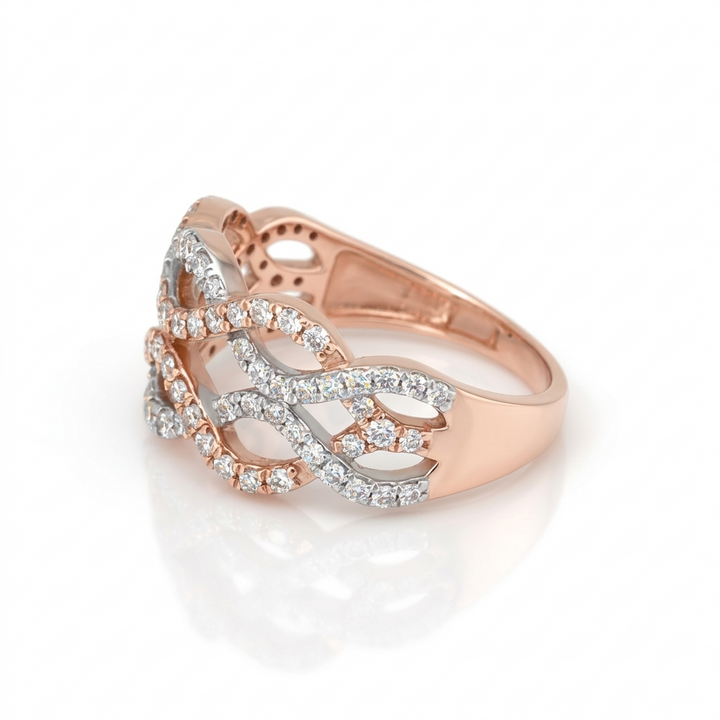 The Diamond Wave Ring