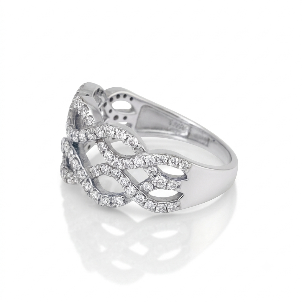 The Diamond Wave Ring