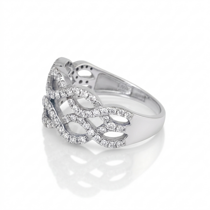 The Diamond Wave Ring