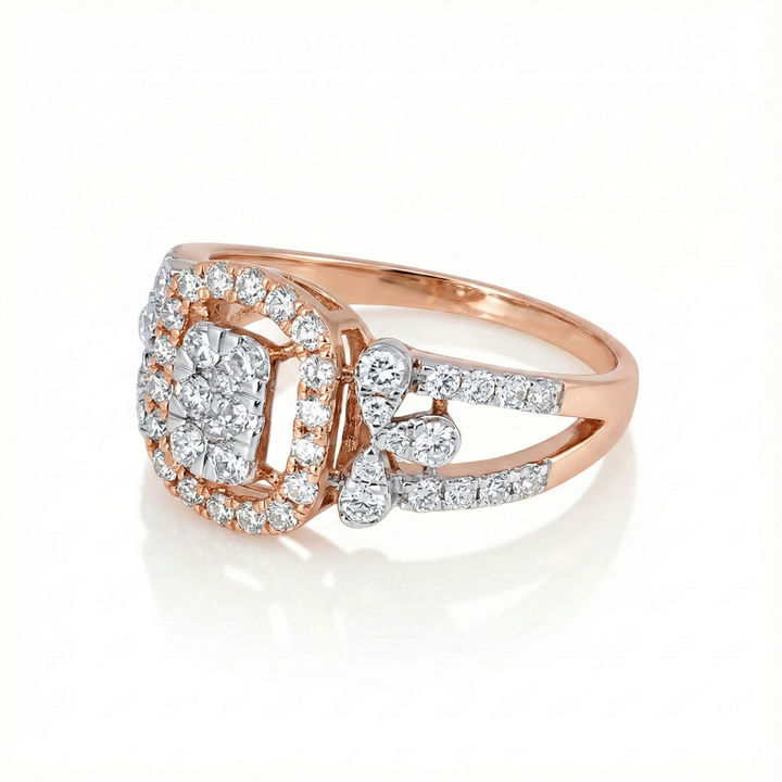 The Radiant Cushion Cluster Ring