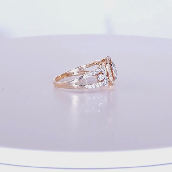 The Radiant Cushion Cluster Ring